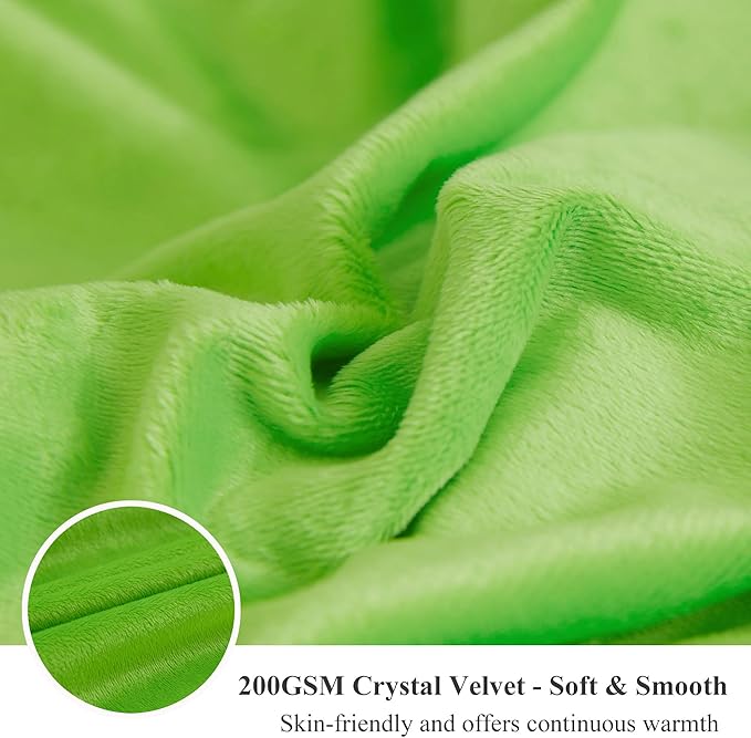 XeGe Luxury Faux Fur Blanket, Lime Green Soft Big Fluffy Throw, Shaggy Plush Decorative Couch Blanket, Cute Furry Fuzzy Bed Throw for Bedroom Living Room, Lime Green, 60x90-Ruum Studio Home