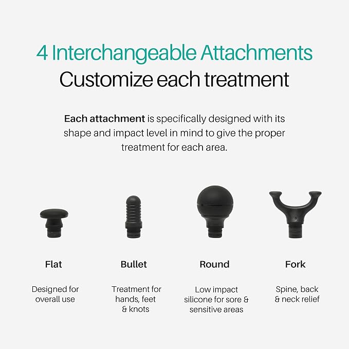 Ekrin Athletics Bantam Mini Massage Gun - Compact Deep Tissue Muscle Massager with Adjustable Speeds & 4 Attachments - Long Battery Life, Lightweight, Travel Friendly-Ruum Studio Home