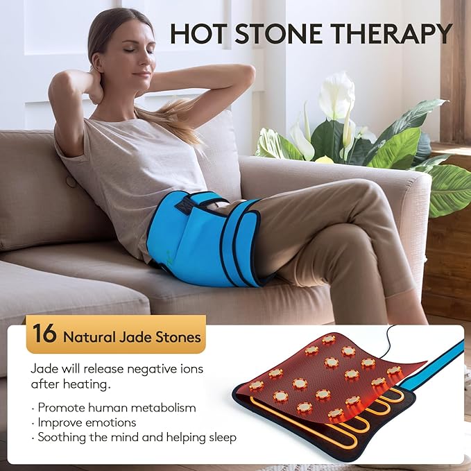 UTK Hip Heating Pad for Sciatica Pain Relief, Far Infrared Heating Pads with 16 Natural Jades & Smart Controller, Lower Back/Thigh/Buttock/Abdomen Electric Heat Pad for Women, FSA-HSA Eligible-Ruum Studio Home