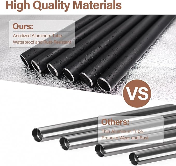 Wind Chimes for Outside, Large Aluminum Wind Chimes – Deep Tones & Soothing Melodies Ideal for Garden, Patio Decor, and Windchimes Outdoors for Loss of Loved One (32'' Black)-Ruum Studio Home