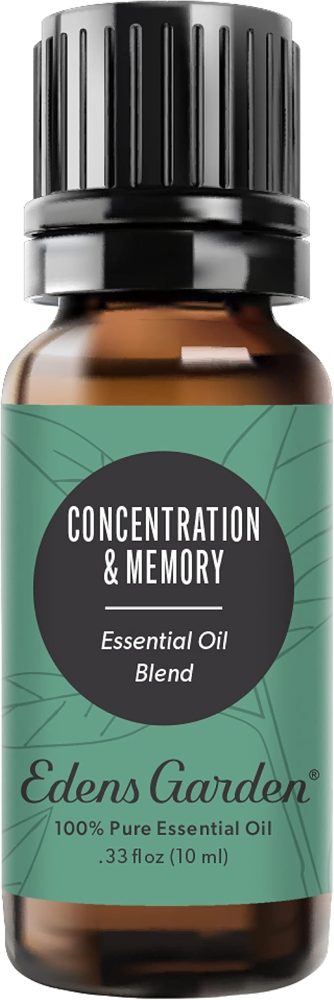 Edens Garden Concentration & Memory Essential Oil Blend- 100% Pure Premium Grade, Undiluted, Natural, Therapeutic, Aromatherapy, The Best for Diffusing, Kid Safe, Humidifiers, Skin 10 ml (.33 fl oz)-Ruum Studio Home