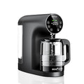 Ecoviva Countertop Reverse Osmosis Water Filter, 6 Stage RO Water Filtration System with Glass Carafe, TDS Displayr, 3:1 Pure to Drain, Portable No Installation Water Purifier Black-Ruum Studio Home