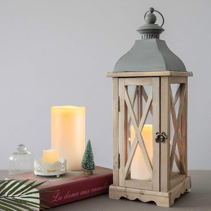 Homemory 6" x 4" Large Waterproof Outdoor Flameless Candles with Remote Control and Timer, Battery Operated Flickering LED Pillar Candles for Indoor Outdoor Lanterns, Porch, Long Lasting, Set of 4-Ruum Studio Home