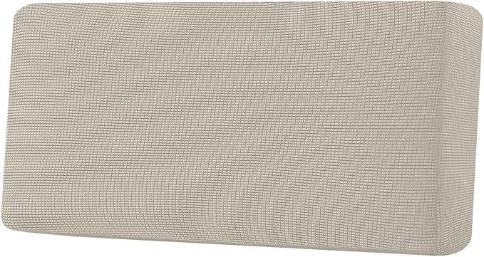 H.VERSAILTEX Super Stretch Individual Seat Cushion Covers Sofa Covers Couch Cushion Covers Slipcover Sets Thick Jacquard Textured Twill Fabric (1 Piece Sofa Cushion Cover, Island Fossi)-Ruum Studio Home