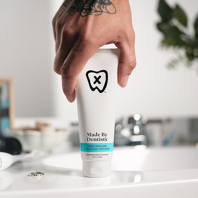 Professional Enamel Rebuilding Toothpaste - 2 Pack - Remineralizing Nano Hydroxyapatite Toothpaste with Sodium Fluoride, ADA Approved, Vegan, 2 x 4.2oz-Ruum Studio Home