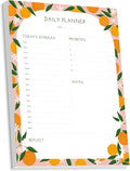 Bliss Collections Daily Planning Pad, To Do List Notebook - Undated Tear-Off Sheets Notepad - Work Calendar, Organizer, Scheduler for Goals, Tasks - Daily Planner (Fruit), 8.5" x 11", 50 Sheets-Ruum Studio Home