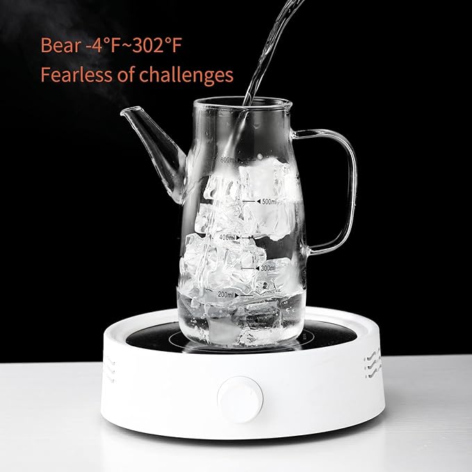 Large Glass Oil Dispenser Bottle for Kitchen Cooking Recipiente Para Aceite De Cocina Olive Oil Vinegar Dispenser Cruet Stainless Steel Lid No Drip Liquid Container (Clear, 27oz / 800ml)-Ruum Studio Home