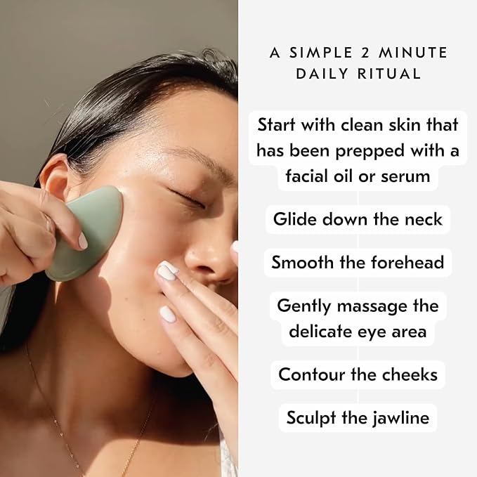 Mount Lai Obsidian Gua Sha Facial Tool – The Stone of Transformation – 100% Genuine Black Obsidian Stone Face Sculpting Tool for Lymphatic Drainage, Puffiness Reduction & Jaw Tension Relief-Ruum Studio Home
