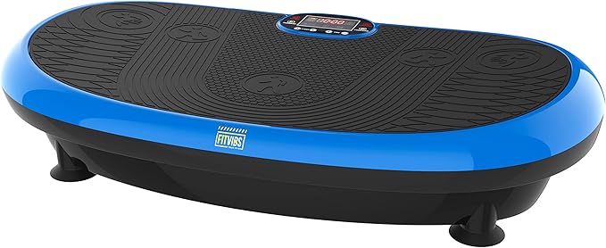 Vibration Plate Exercise Machine Workout Vibration Fitness Platform with Resistance Loops and Resistance Band, 2D, 3D or 4D-Ruum Studio Home