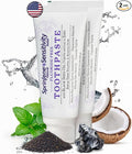 SprinJene Fluoride Free Toothpaste for Sensitive Teeth & Gum Fresh Breath Helps Dry Mouth Natural Non Fluoride Toothpaste for Adult SLS Free, Toxic Preservative Free with Black Seed Oil & Zinc 2 Pack-Ruum Studio Home