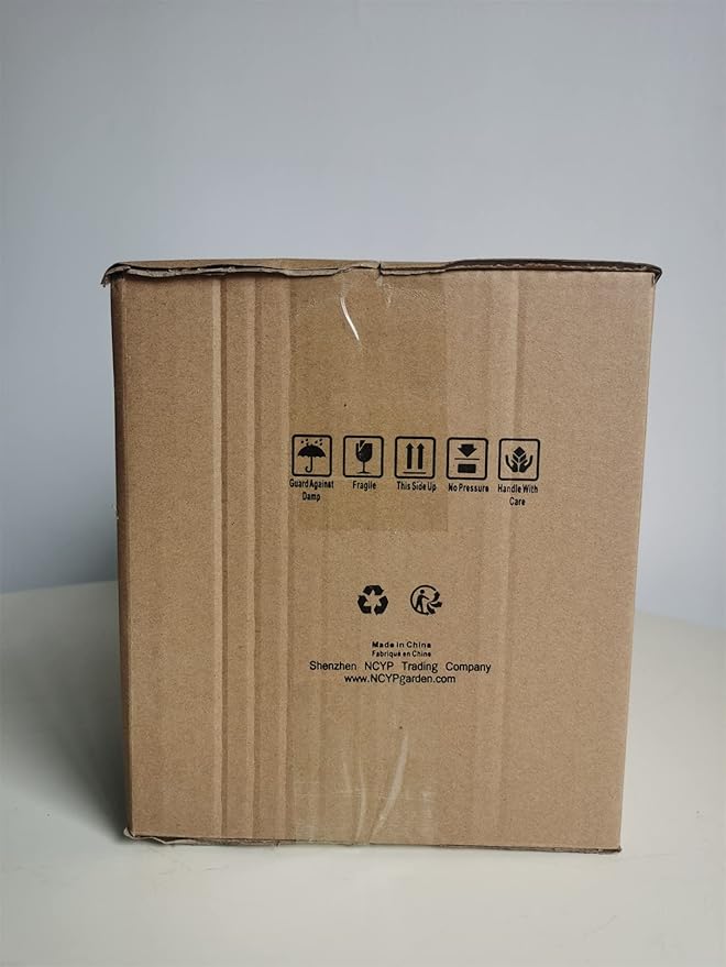 NCYP Small Geometric Terrarium - 4.1" x 3.5" x 5.9" Miniature Irregular Glass Terrarium Planter for Succulent Air Plants - Tabletop Garden Display Container, Black (No Plants, No Door)-Ruum Studio Home