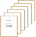 HAUS AND HUES 8x10 Frames Set of 6, Wood Picture Frames 8x10, 8x10 Picture Frame Set of 6, Wooden Picture Frames 8x10, 8x10 Picture Frame Set, 8x10 Frames, 8x10 Picture Frame Pack, 8x10 Poster Frame-Ruum Studio Home