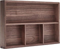 pandapark Wood Organizer Tray,Black Walnut,Desk & Drawer Storage Box (Walnut Master)-Ruum Studio Home