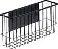 dedoot Magnetic Holder Locker 14.1"x 3.9"x 7" Strong Magnetic Black Mesh Holder Magnetic Basket Organizer Shelf Rack for Whiteboard,Fridge, Sponge, Recipe, Beverage,Refrigerator,Office File Foil-Ruum Studio Home