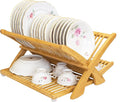 Totally Bamboo Eco Collapsible Dish Drying Rack, Natural Bamboo-Ruum Studio Home