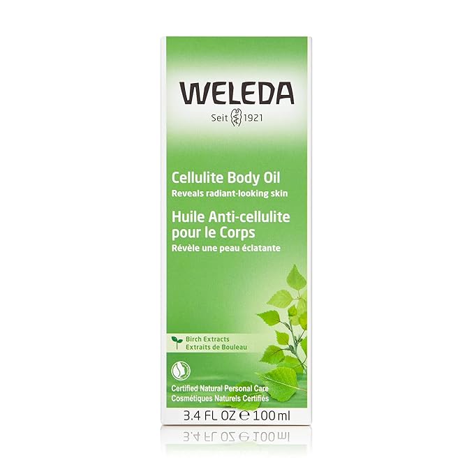 Weleda Birch Cellulite Body Oil 3.4 Fluid Ounce, Plant-Rich Oil with Birch, Rosemary and Jojoba-Ruum Studio Home