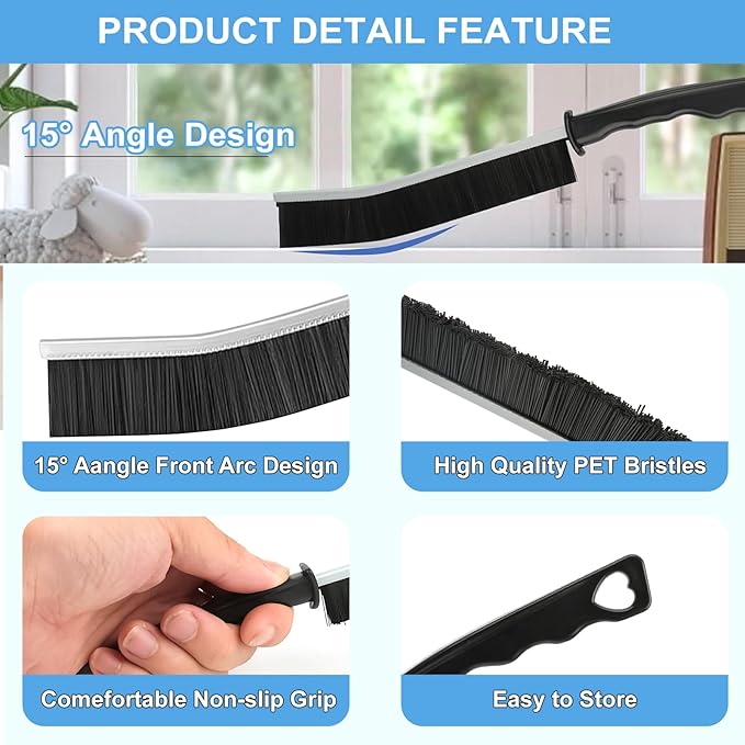11Pcs Crevice Cleaning Brush Set, Hard Bristle Cleaning Supplies for Kitchen, Bathroom, Corner, Grout, Sink, Cup, Teapot, Bottle, Blender-Ruum Studio Home