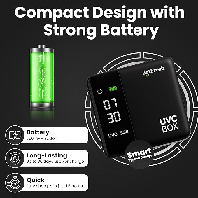 UV Toothbrush Sanitizer Holder & Cleaner with LED Clock Display & Hot Air Drying – Wall-Mounted UV Tooth Brush Holder for Bathroom Decor, Travel Use, Rechargeable Portable Design, Fits All Brushes-Ruum Studio Home