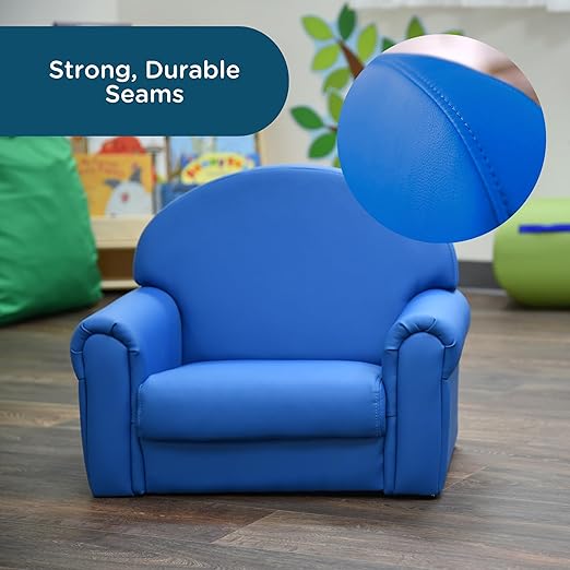 Children's Factory As We Grow Toddler Chair, Deep Water, CF805-195, Flexible Seating for Daycare or Preschool, Kids Reading Chair, Playroom Furniture-Ruum Studio Home