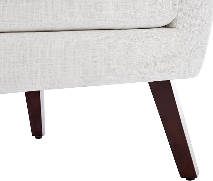 UIXE Accent Chairs Set of 2, Fabric Upholstered Armchair for Living Room, Comfy Arm Chair Single Sofa Bedroom Side Reading Seat - Flax Beige-Ruum Studio Home