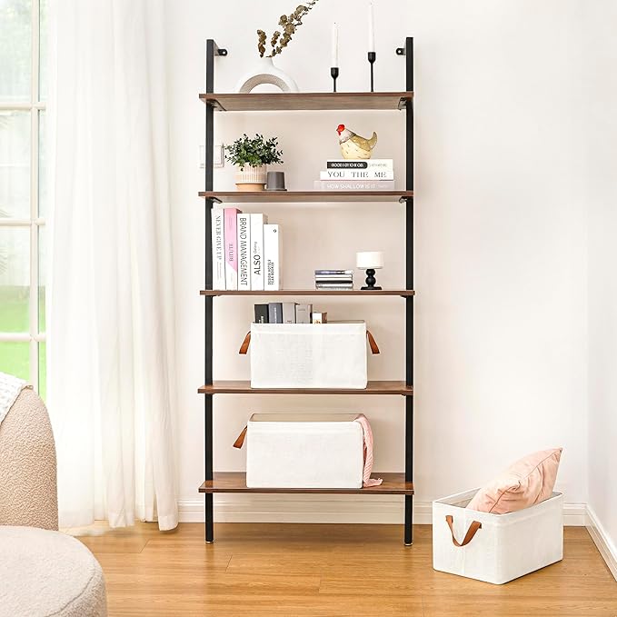 GRANNY SAYS Closet Storage Baskets, Collapsible Fabric Storage Bins with Metal Frame, Clothes Organizer Bins, Large Baskets for Shelves, Ivory, 4-Pack-Ruum Studio Home