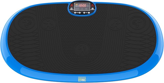 Vibration Plate Exercise Machine Workout Vibration Fitness Platform with Resistance Loops and Resistance Band, 2D, 3D or 4D-Ruum Studio Home