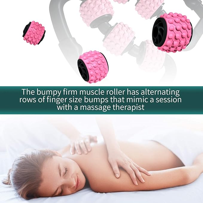 Cellulite Massage Tool Deep Fascia Massager & Dimpled Skin Remover for Legs - Anti-Cellulite Roller Tech with Lymphatic Drainage, Smooth Skin & Pain Relief for Thighs & Buttocks Sculpting-Ruum Studio Home