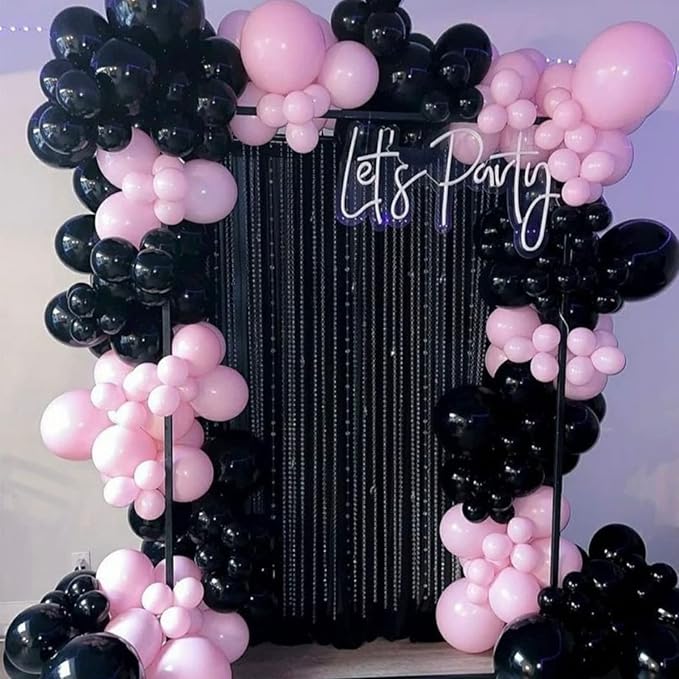130pcs Black Balloons Different Sizes 18" 12" 10" 5" Party Latex Balloons for Birthday Graduation Baby Shower Anniversary New Year Holiday Party Decorations-Ruum Studio Home
