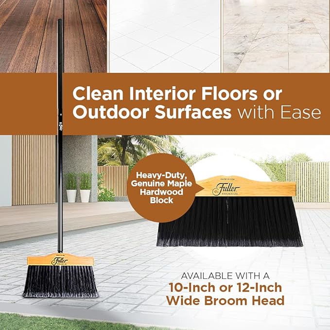 12” Upright Broom Head-Ruum Studio Home