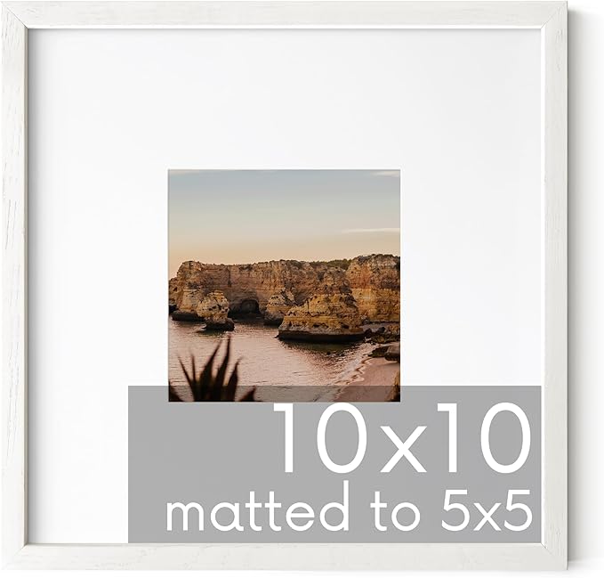 HAUS AND HUES White Square Frame Set of 1-10x10-Ruum Studio Home