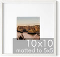 HAUS AND HUES White Square Frame Set of 1-10x10-Ruum Studio Home