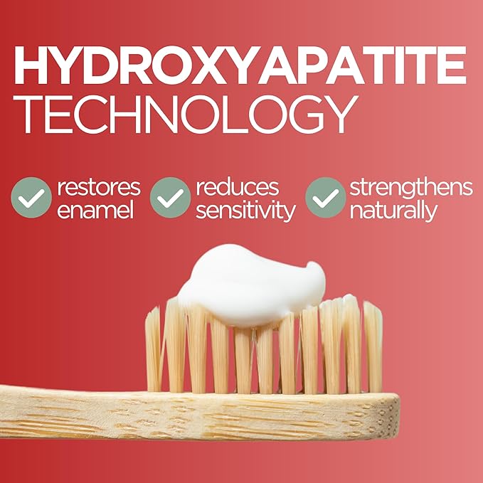 Wellnesse Hydroxyapatite Toothpaste – Fluoride Free for Sensitive Gums – Anti-Plaque, Remineralizing, Enamel Protection & Natural Whitening Toothpaste for Adults – Cinnamint Flavor - 4 oz-Ruum Studio Home