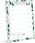 Bliss Collections Weekly Planning Pad, Desk Calendar - Greenery - Undated Tear-Off Sheets Notepad - Calendar, Organizer, Scheduler for Goals, Tasks, Ideas, Notes & To-Do Lists - 8.5" x 11", 50 Sheets-Ruum Studio Home