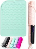 ANGENIL Heat Resistant Silicone Mat Suitable for Curling Iron, Flat Iron, Hot Tools,Safe and Heat-Resistant, Food Grade Silicone (9 "x 6.5")-Ruum Studio Home