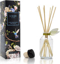 LOVSPA Reed Diffuser Set, Sage & Lemongrass Scented Oil Diffuser with Sticks, Home Fragrance Accessories for Bathroom Shelf Decor, Aroma Diffusers for Home or Office Desk, USA Made-Ruum Studio Home