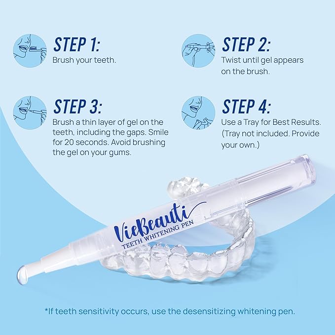 Teeth Whitening Pen Gel Kit: 35% Carbamide Peroxide Gel for Stain Removal - No Sensitivity with Remineralizing Pen for a Brighter Whiter Smile Mint-Ruum Studio Home