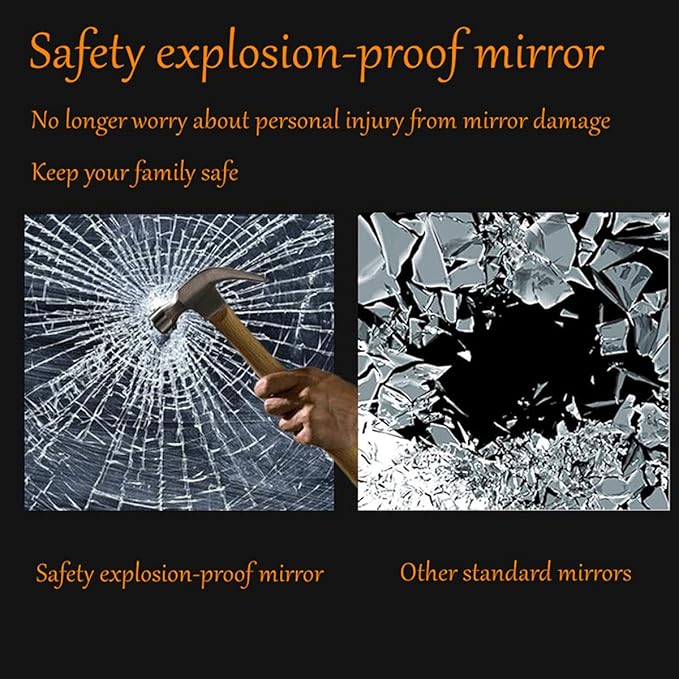 Single Beveled Edge Frameless Wall Mount Bathroom Vanity Mirror, 20” X 28”-Ruum Studio Home