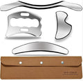 4 in 1 Muscle Scraper Tool Set,Stainless Steel Gua Sha Massage Tools, Professional Physical Therapy Instruments with Storage Case-Ruum Studio Home