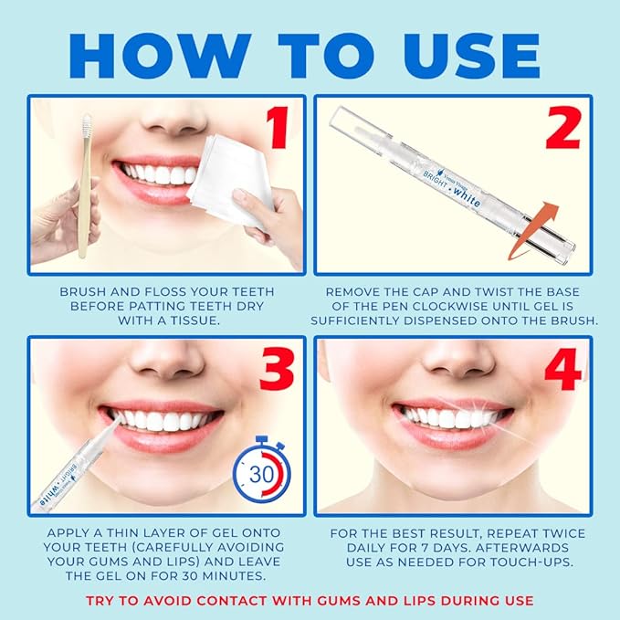 Venus Visage Award Winning Teeth Whitening Pen, 20+ Uses - Teeth whitening Kit Professionally formulated - Best Teeth whitening Gel Pen Teeth Whitener - Low Sensitivity (Mint) (0.07 Fl Oz (Pack of 2))-Ruum Studio Home