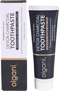 | Detox Charcoal Toothpaste | Natural Whitening Formula with Activated Charcoal | Gentle Whitening Toothpaste | Freshens Breath | Gum Health | Fluoride-Free | Safe for Kids | 2.53 Fl.Oz-Ruum Studio Home