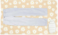 Encasa XO Ironing Mat/Pad (Large 48"x28") with 3mm Padding & Silicone Iron Rest for Steam Pressing on Tabletop or Bed - Heat Resistant, Portable, Quilting & Travel Blanket - Daisy Beige-Ruum Studio Home