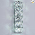 6 Layer Chrome Crystal Wall Sconce, Modern Wall Lamp Light Fixture for Bathroom Vanity, Stairway, Kitchen, Living Room, Bedroom, Hallway-Ruum Studio Home