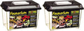 Exo Terra Faunarium, Plastic Reptile Terrarium, Small, PT2255 (Pack of 2)-Ruum Studio Home