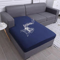 hyha Waterproof Couch Cushion Covers, Sectional Sofa Slipcovers Washable, L Shape Chaise Dog Couch Covers for Sectional Sofa, Universal Furniture Protector (1 Piece for Chaise, Navy)-Ruum Studio Home