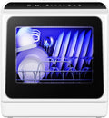 EUHOMY Countertop Dishwasher with 5L Built-in Water Tank& Inlet Hose Portable Mini Dishwashers with 6 Programs for Small Apartments, Dorms and RVs,High-Temp& Air-Dry Function, No Hookup Needed-Ruum Studio Home