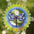 Wind Spinners Outdoor Dragonfly Decorations - Birthday Gifts for Women Mom Grandma, Hanging Wind Spinner 12 inch 3D Wind Sculptures for Garden Decor for Outside, Patio, Yard, Outdoor-Ruum Studio Home