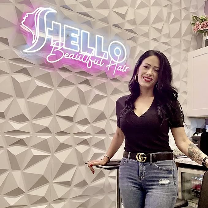 Custom Neon Sign, Custom LED Neon Sign Customizable for Business Salon Beauty Nail Studios Light Up Name Sign, Personalized Neon Light Suitable for Bar Bakeries Coffee Shop Decorations-Ruum Studio Home