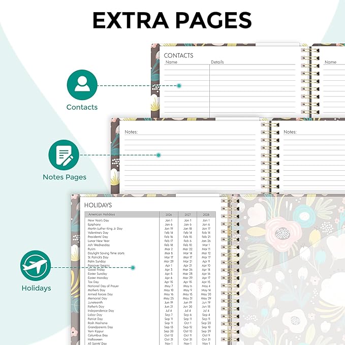 Planner 2026, 8.5" x 11" Monthly & Weekly Planner with Tabs, JAN - DEC 2026, Goal Setting & Time Management Organizer for Professionals & Students-Ruum Studio Home