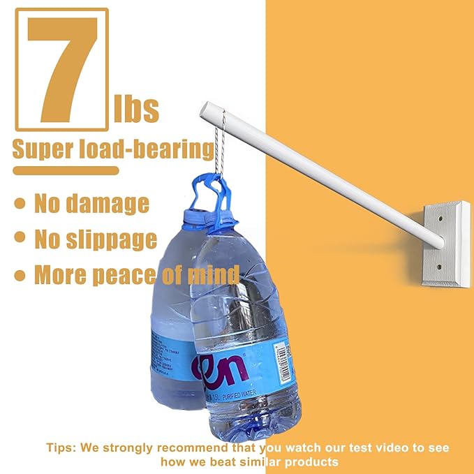 Crib Mobile Wooden Arm, Wall Mounted Suitable for All Cribs 100% Natural Larch Hanger Nusery Decor Baby Room Safe Holder(Mobile is not Included-Ruum Studio Home