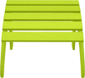 WestinTrends Outdoor Ottoman, Patio Adirondack Ottoman Foot Rest, All Weather Poly Lumber Folding Foot Stool for Adirondack Chair, Widely Used for Outside Porch Pool Lawn Backyard, Lime-Ruum Studio Home